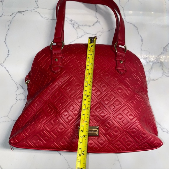Tommy Hilfiger Handbag Purse Red Monogram Women’s - Picture 6 of 10